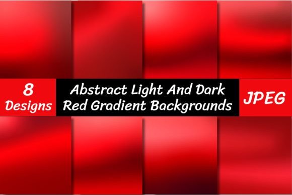 Abstract Dark Red Gradient Backgrounds: Bold Visual Depth