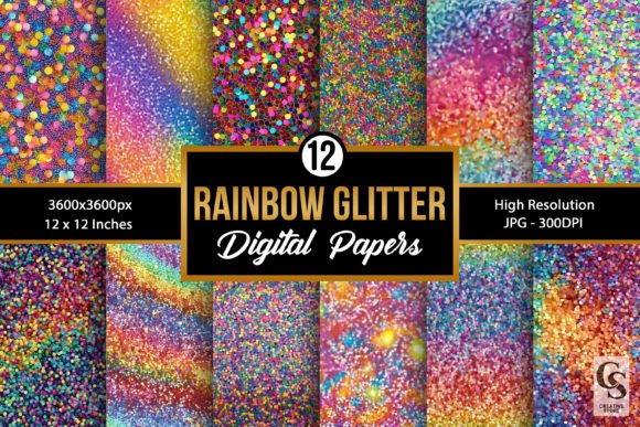 Add Instant Magic: A Guide to Rainbow Glitter Seamless Backgrounds