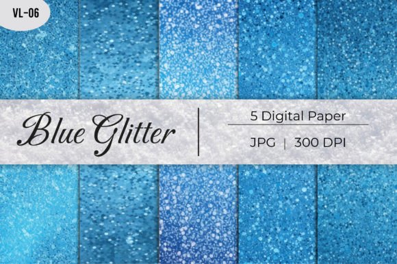Blue Glitter Paper Backgrounds: A Designer's Secret Weapon