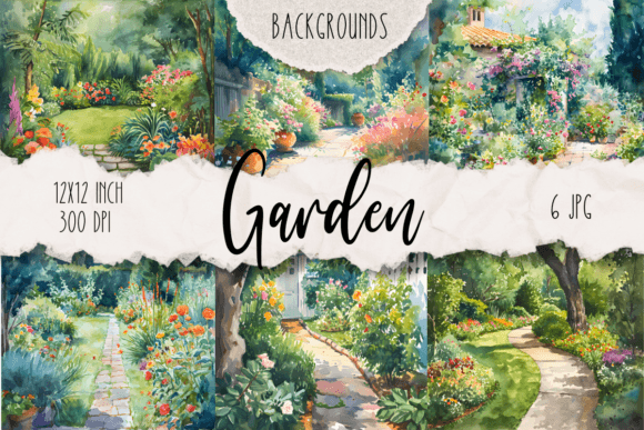 Bringing Nature to Your Designs with Garden Backgrounds