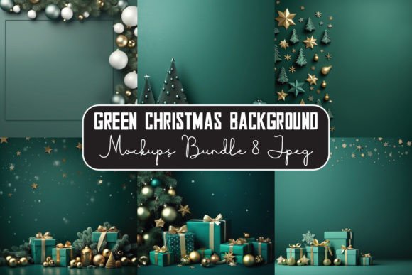 Christmas Backgrounds Mockups Bundle: Instant Holiday Appeal
