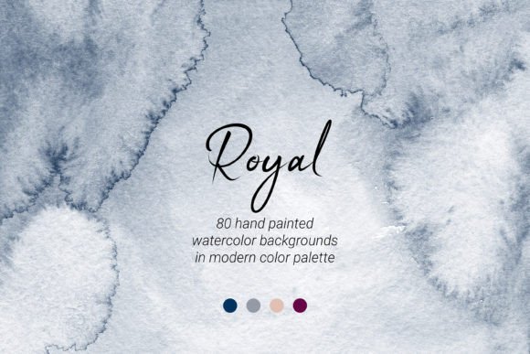 Elevate Your Projects with Cool Tone Watercolor Backgrounds