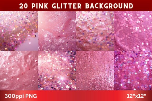 Sparkle & Strategy: Using Pink Glitters Digital Papers