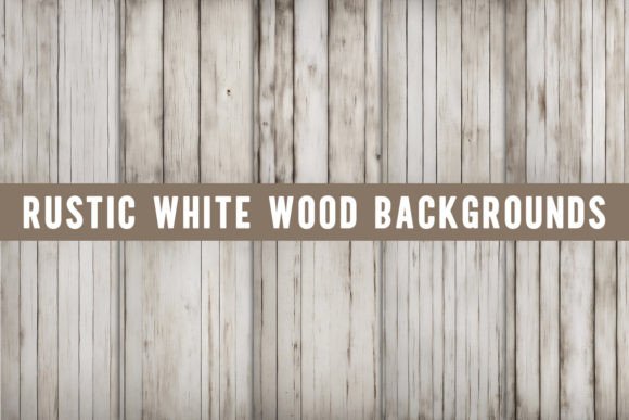 Timeless Charm for Modern Projects: Rustic White Wood Backgrounds