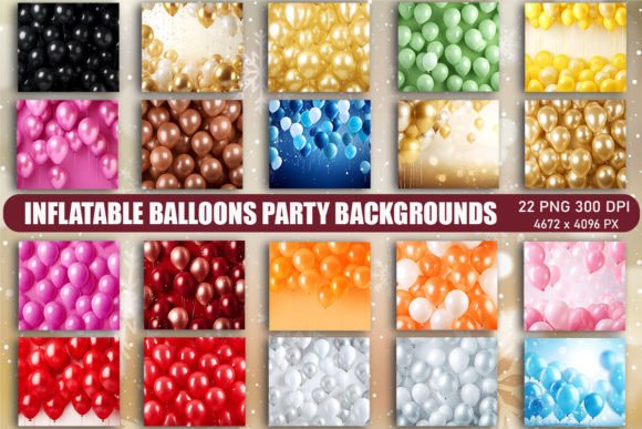 Transform Your Celebrations with Vibrant Balloon Backgrounds