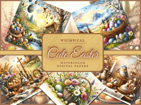 Watercolor Easter Backgrounds Easter Art: A Creative Toolkit